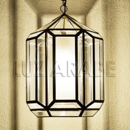 Lampe Grenadine Nevada en verre transparent et translucide