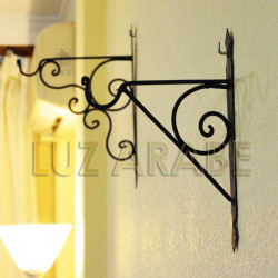 Soporte de lamparas para la pared