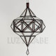 Lámpara diamante de cristal transparente