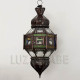 Lámpara árabe octagonal de cristal