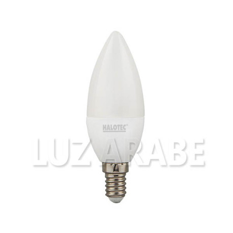 Bombilla Vela LED E14 6W 4000K Mate Blanco Neutro – Iluminación Decorativa 230V