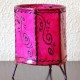 Chandelier tasse du cuir peint au henné