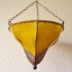 Plafón techo de piel pintado forma orquídea