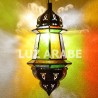 marokkanische lampe achteckige hängelampe mit zwei Kuppeln