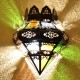 Aplique de cristal con corona