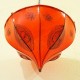 Tulip aus Leder gemalt Deckenleuchte