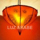 Tulip aus Leder gemalt Deckenleuchte