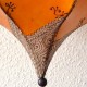 Tulip aus Leder gemalt Deckenleuchte