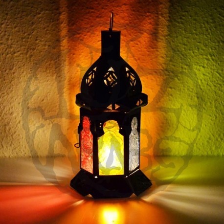 Farol para velas de cristal