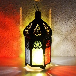 Farol para velas de cristal