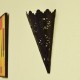 Applique murale médiéval de forme torch de fer ajouré