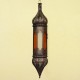 Lampara arabe octagonal de cristal bicolor