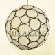 Grande lampe plafonnier forme de sphère de verre translucide