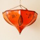 Plafond la tulipe en cuir peint