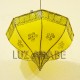 Plafond la tulipe en cuir peint