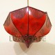Plafond la tulipe en cuir peint