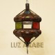 Lampe plafonnier andalouse de verre coloré