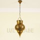Pomegranate shape Moroccan ceiling lamp of pierced brass