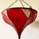 Plafond la tulipe en cuir peint