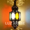 Lampe octogonale andalou avec deux dômes