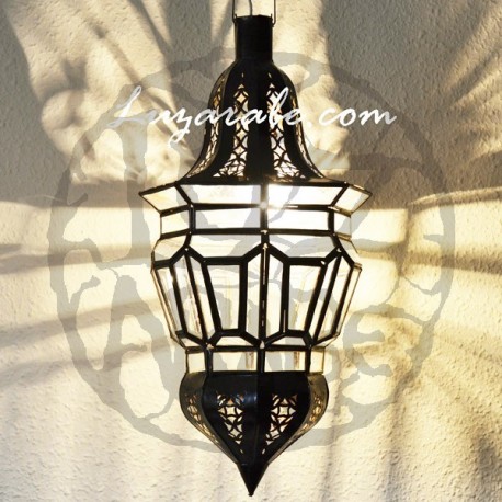 Lampe arabe de forme gland
